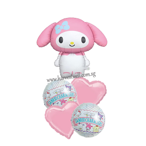 My Melody Party Balloon Bouquet